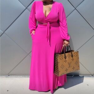 Womens plus size 2 piece set